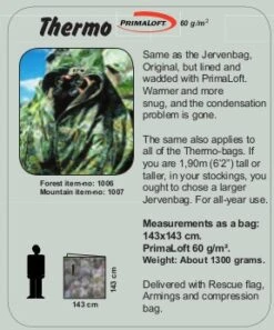 Jerven Fjellduken Thermo -Therm-a-Rest Soldes fjellduken jerven thermo