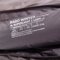 Helsport Rago Superlight Winter Lady -Therm-a-Rest Soldes sac de couchage helsport rago superlight winter lady 12