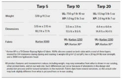 Hilleberg Tarp UL 20 -Therm-a-Rest Soldes tarp hilleberg 5