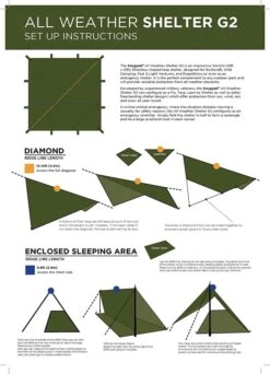 Snugpak All Weather Shelter G2 -Therm-a-Rest Soldes tarp snugpak all weather shelter g2 07